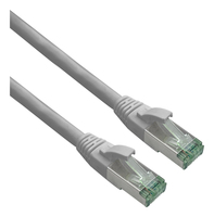 helos GRS zertifiziertes Cat 6a Patchkabel mit Cat 7 Rohkabel TPE grau 15,0m helos GRS zertifiziertes Cat 6a Patchkabel mit Cat 7 Rohkabel TPE grau 15,0m