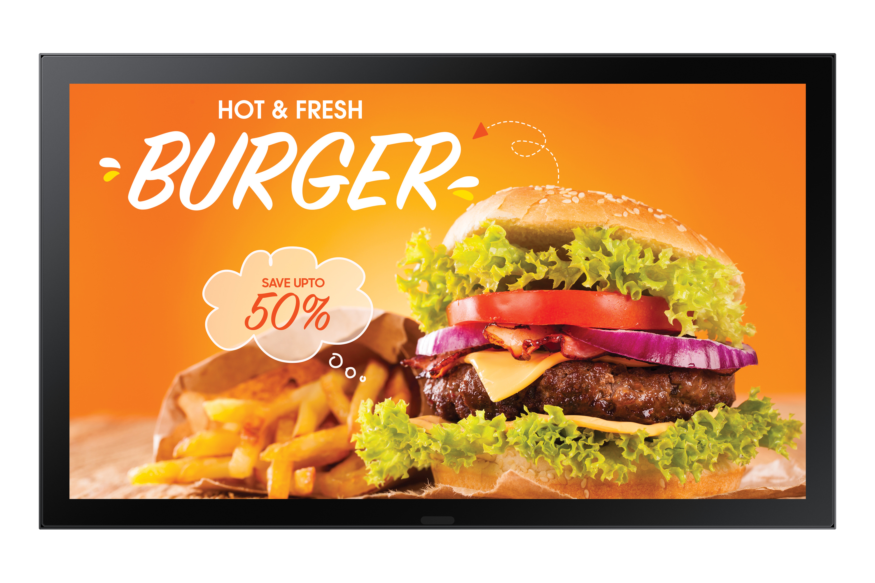 61cm24 1920x1080 Samsung LH24OHBEBGBXEN 169 FHD IPS Outdoor 14ms 247 USB HDMI LAN 24Haze Tizen Black