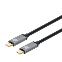 TECHLY USB3.2 Gen.2 Kabel Stecker Typ-C - Stecker USB Typ-C Schwarz 1m TECHLY USB3.2 Gen.2 Kabel Stecker Typ-C - Stecker USB Typ-C Schwarz 1m