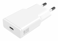 4smarts Netzladeger?t PDPlug Slim 20W GaN 1C und USB-C Kabel 1,5m wei?