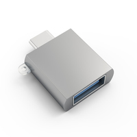 Satechi USB 3.0 A/USB C Adapter Grau