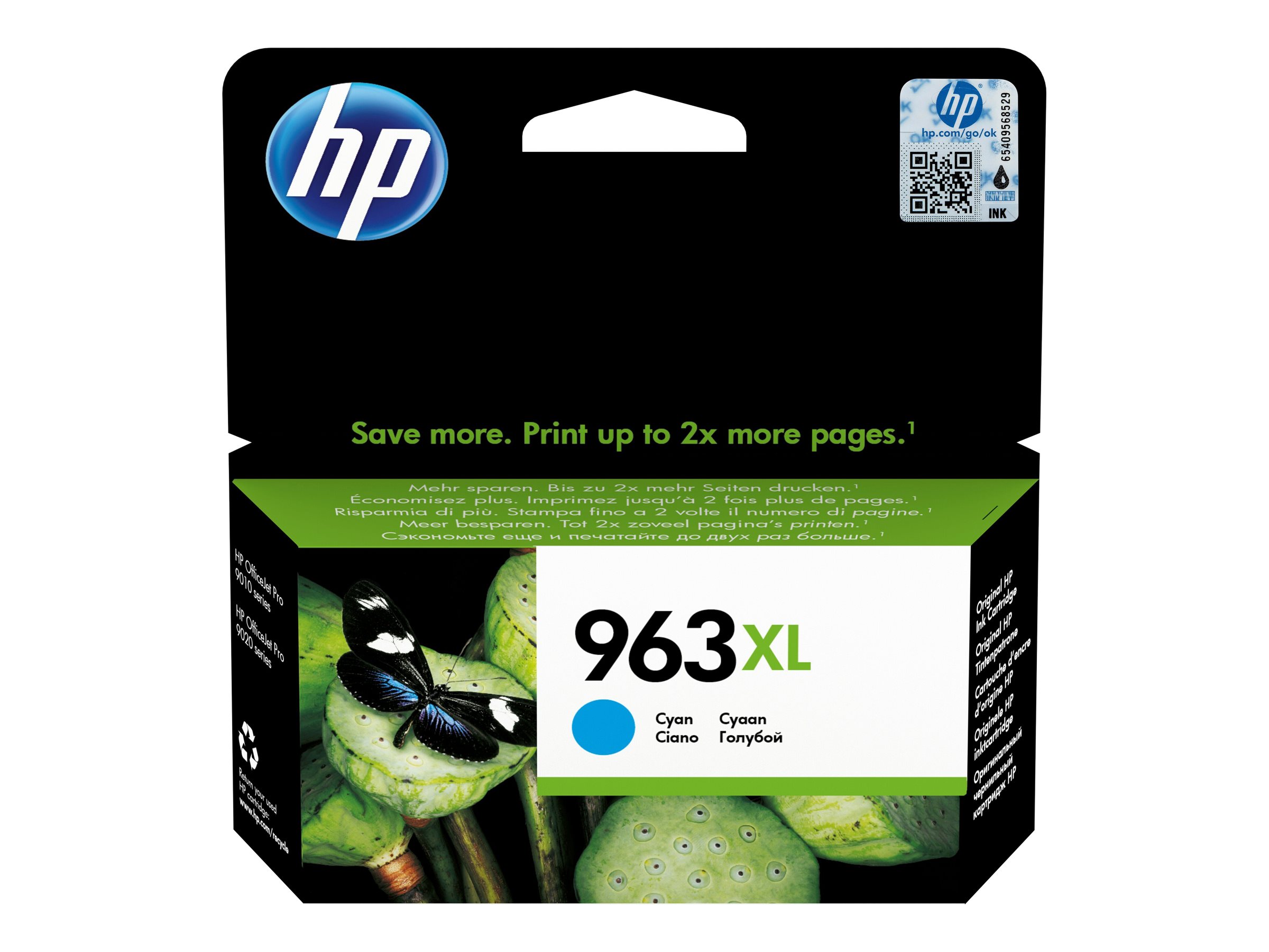 HP 963XL (3JA27AE) cyan Druckerpatrone HP 963XL (3JA27AE) cyan Druckerpatrone