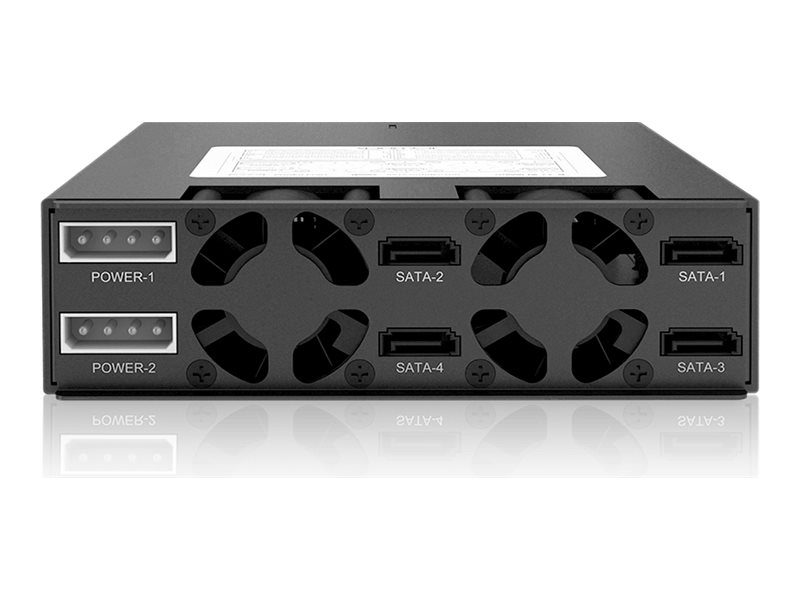 Backplane IcyDock 4x6,3cm SATAI-III/SAS in 1x5,25 HDD/SSD