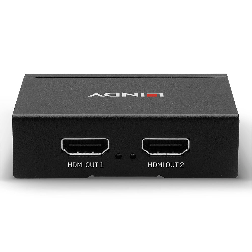 LINDY HDMI 4K Splitter 2 Port 3D 2160p30 HDTV bis 1080p und 4K 3612 Bit HDCP 14