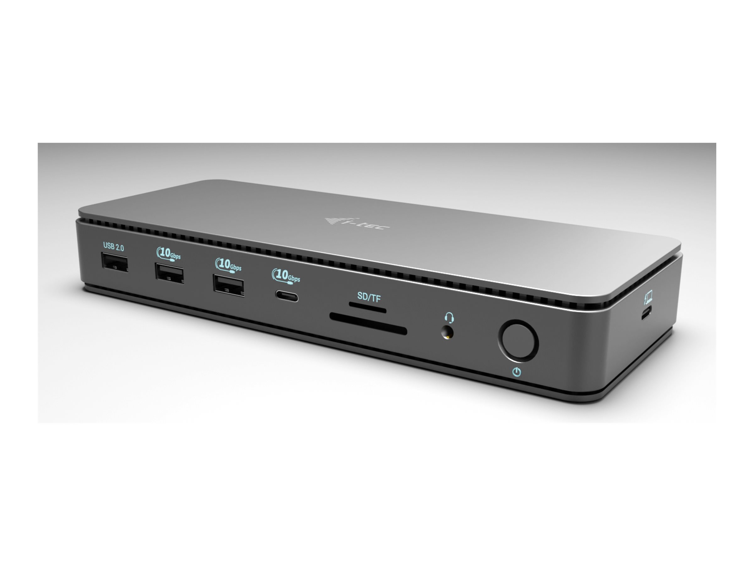I-TEC Thunderbolt 4 2x Display Dock Generation 3 7x USB + davon 1x TB4 2.5GLAN PD 92W 1m TB4 Cable SD/TF Kartenleser 3,5 mm Audio