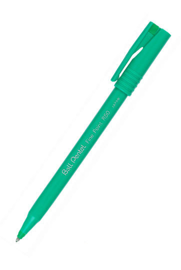 Pentel Ball R50 Tintenroller 0,4 mm, Schreibfarbe: gruen, 12 St. Pentel Ball R50 Tintenroller 0,4 mm, Schreibfarbe: gruen, 12 St.