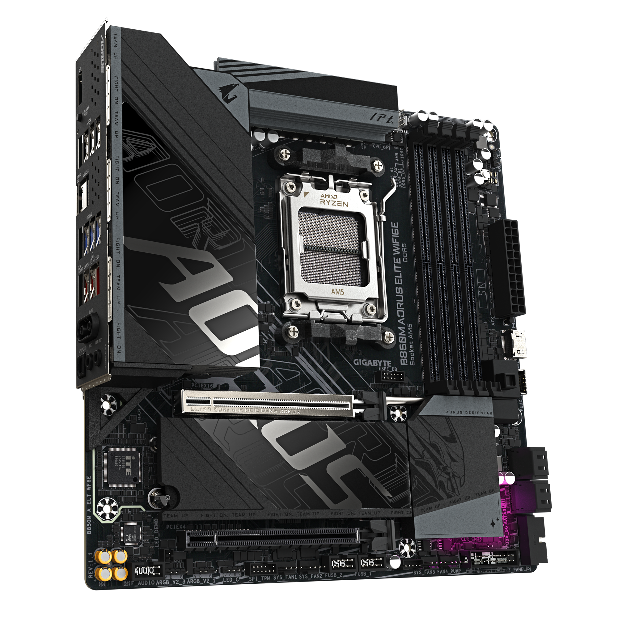 Gigabyte AORUS B850M ELITE WIFI6E micro ATX Socket AM5 Wi-Fi 6E