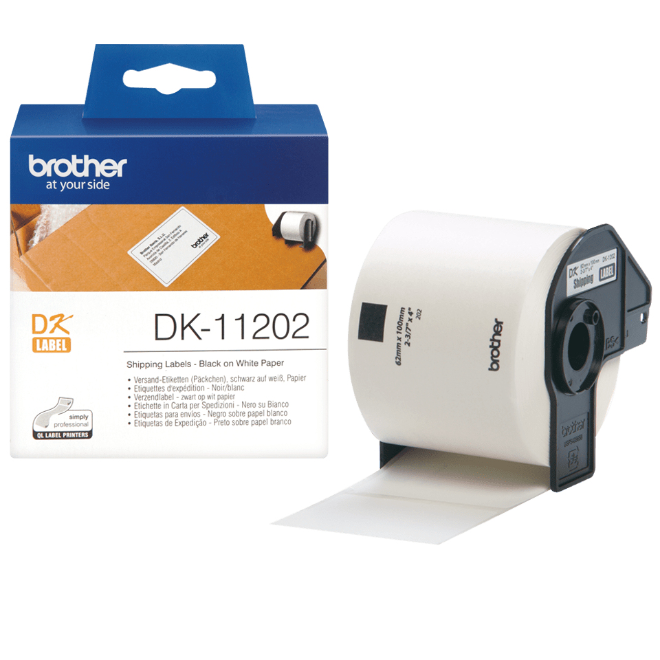 DK11202 BROTHER QL550 Etikettenrolle
