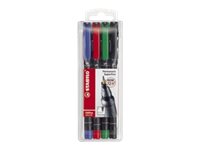 STABILO OHPen universal Folienstifte-Set farbsortiert permanent 4 St. STABILO OHPen universal Folienstifte-Set farbsortiert permanent 4 St.