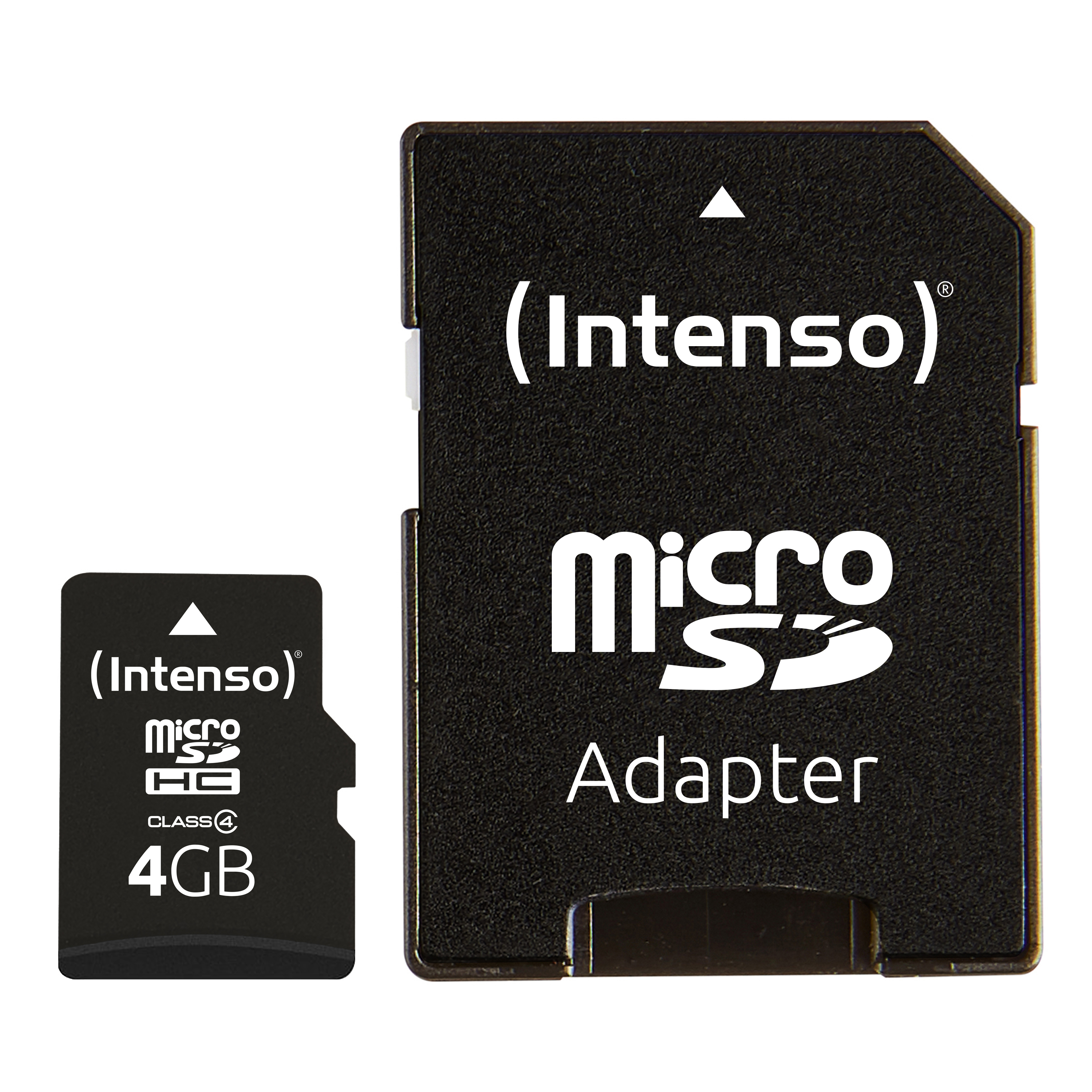 4GB microSDHC Class 4 + SD-Adapter