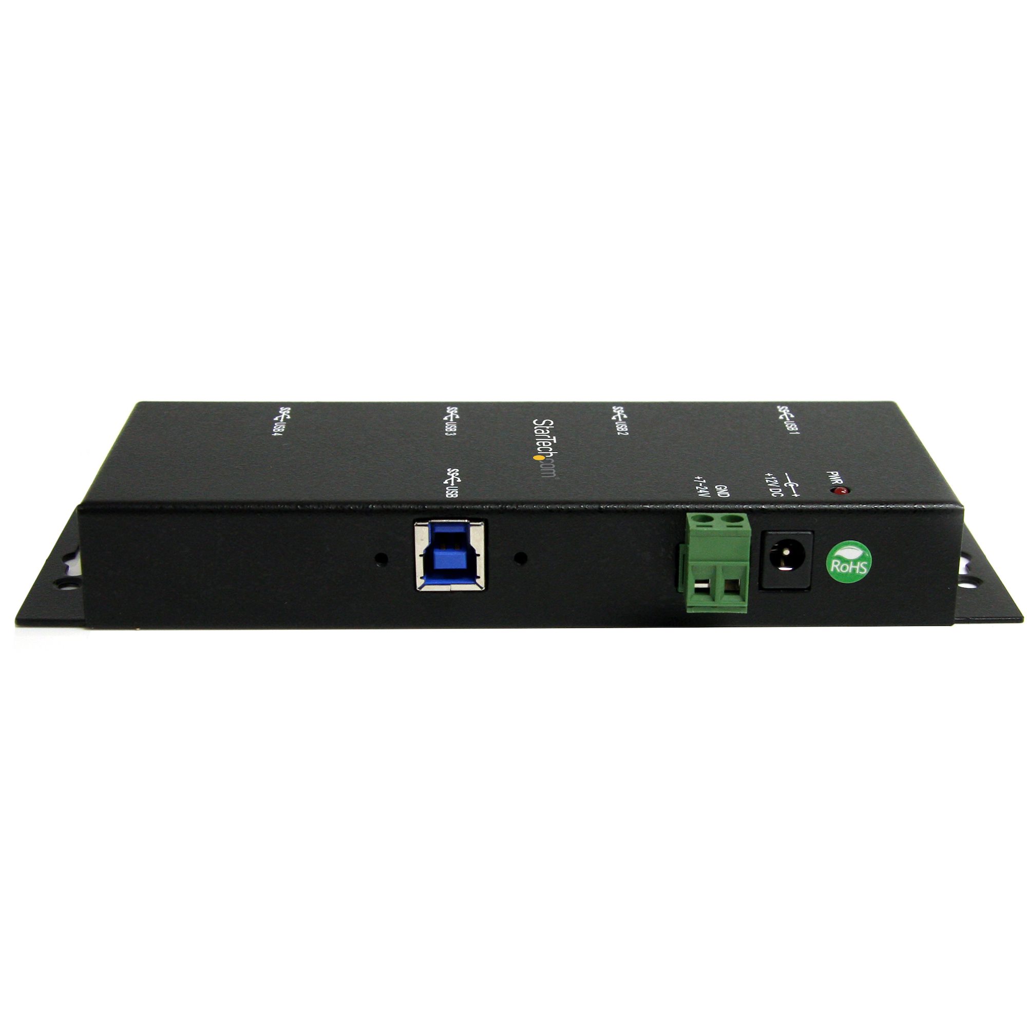 STARTECHCOM Mountable 4Port Rugged Industrial USB 30 SuperSpeed Hub