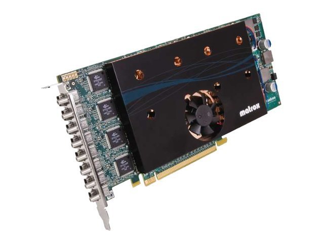MATROX M9188 2048MB ATX PCI-E x16 Octal 8xmini DisplayPort to DisplayPort cables 8xDisplayPort to DVI cables