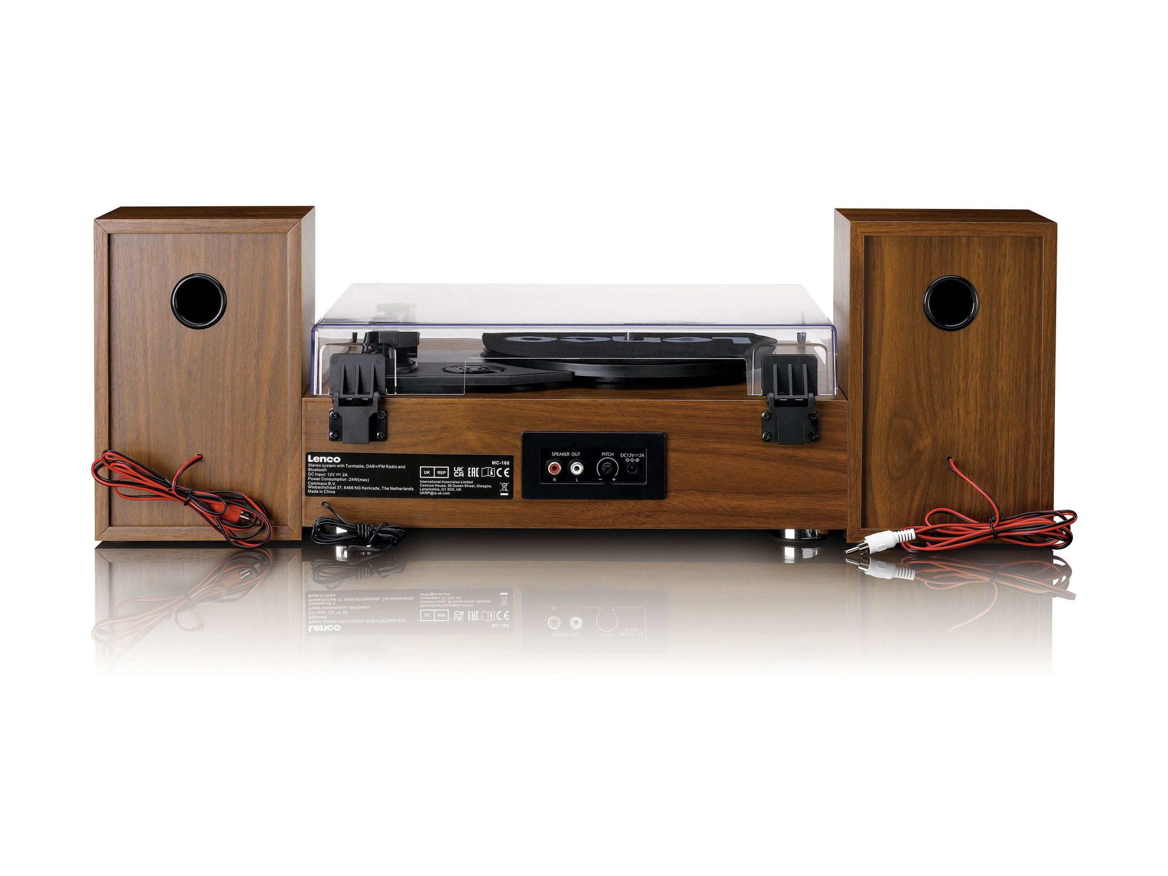 LENCO MC160WD HifiSet DAB, FMRadio, Plattenspieler und BT