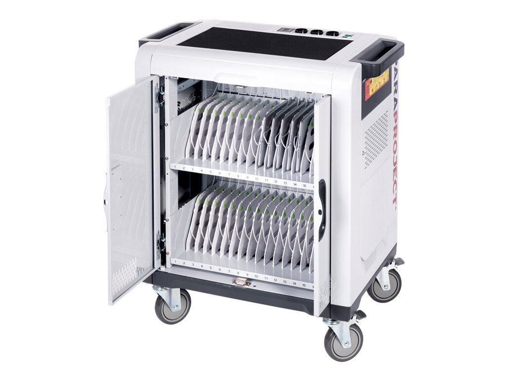 PARAT Paraproject Trolley i32 iPad für bis zu 32 Geräte mit Lightning-Kabeln