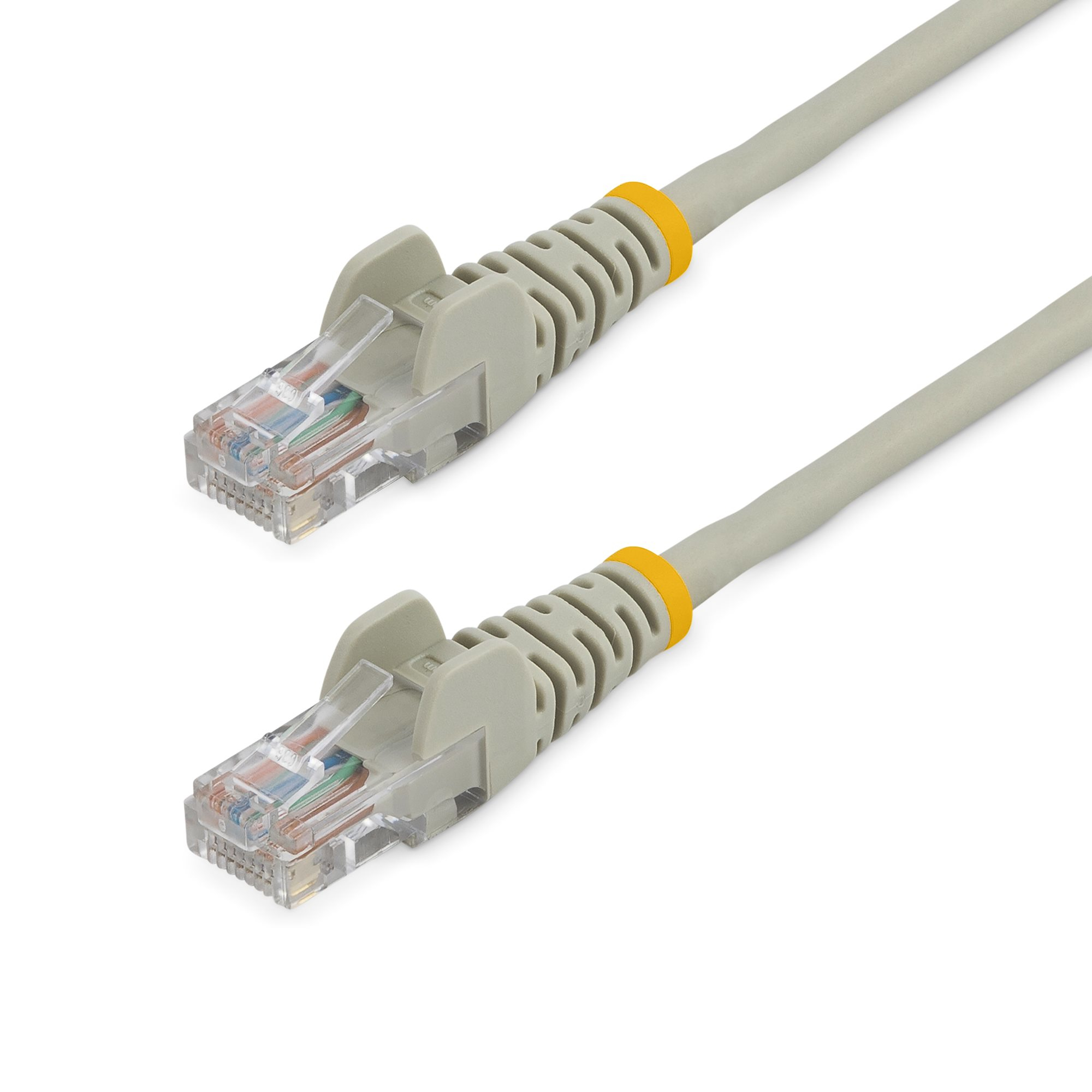 STARTECHCOM Cat5e Patch Cable with Snagless RJ45 Connectors 5 m Grey