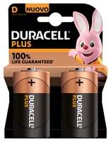 2 DURACELL Batterien PLUS Mono D 1,5 V