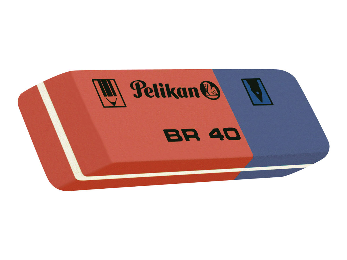 Pelikan Radiergummi BR40 rot/blau Pelikan Radiergummi BR40 rot/blau