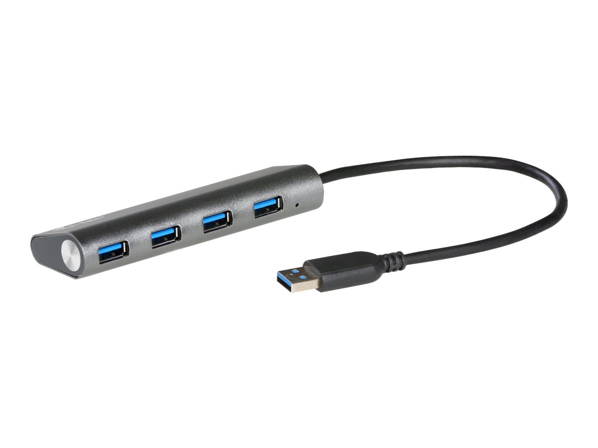 I-TEC USB 3.0 Metal Charging HUB 4 Port port mit externem Netzadapter  4x USB Ladeport. Fuer Tablets Notebooks Ultrabooks PC