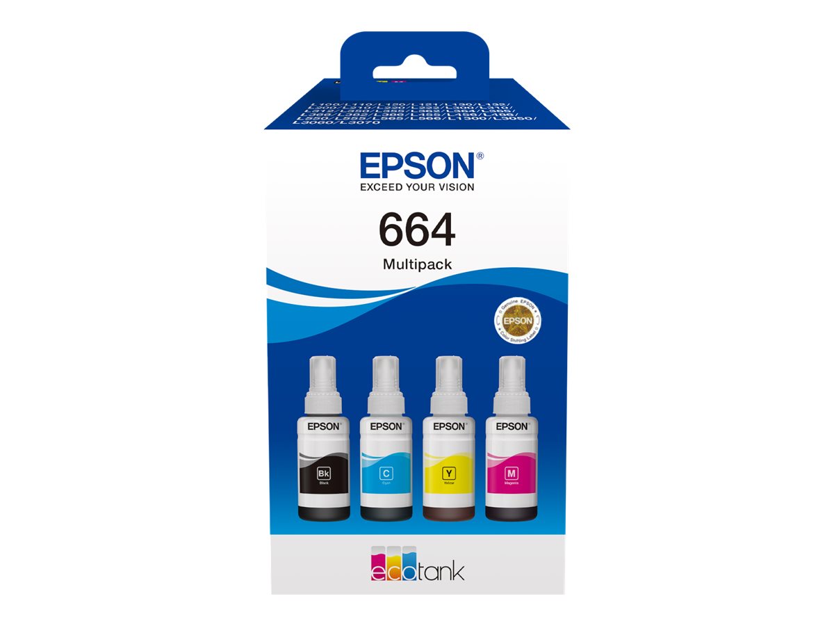 EPSON 1LB 664 EcoTank 4-colour Multipack EPSON 1LB 664 EcoTank 4-colour Multipack