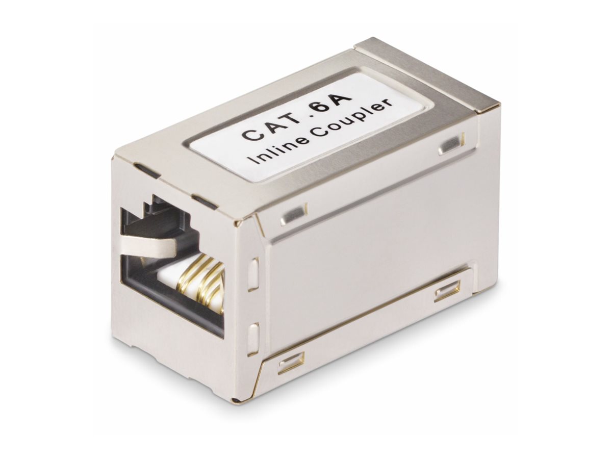 STARTECH.COM Geschirmte Cat 6A Kupplung RJ45 Coupler Cat6a Lankabel Verlängerung F/F Netzwerkkabelverlängerung/Verbinder