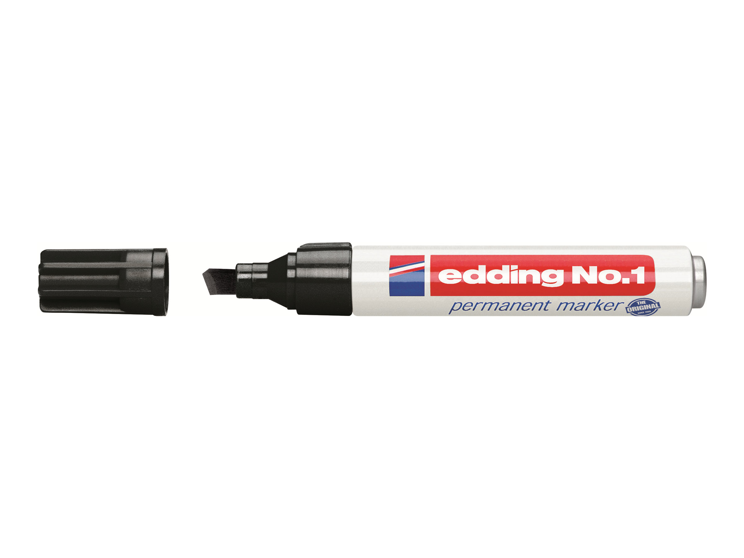 edding No. 1 Permanentmarker schwarz 1,0 - 5,0 mm, 10 St. edding No. 1 Permanentmarker schwarz 1,0 - 5,0 mm, 10 St.