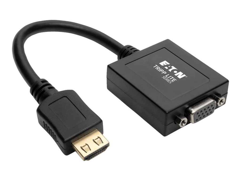 EATON TRIPPLITE HDMI to VGA with Audio Converter Cable Adapter for Ultrabook/Laptop/Desktop PC M/F 15,24cm 6Zoll