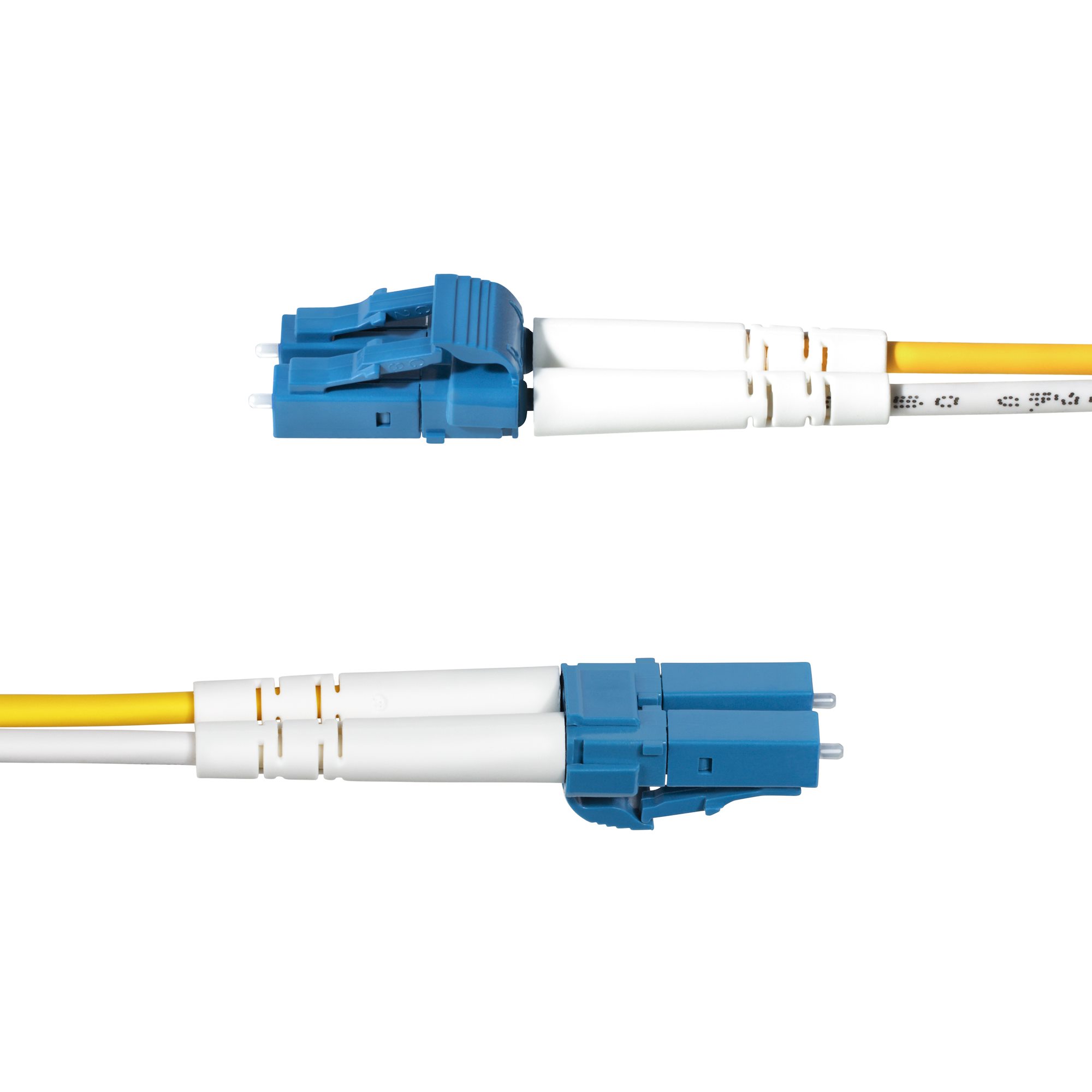 STARTECHCOM 2meter LWL Patchkabel LC LC UPC Singlemode OS2 Duplex 9125um 10Gbit LSZH Glasfaserkabel