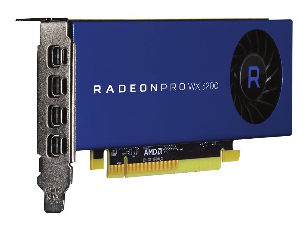 AMD Radeon Pro WX3200              4GB PCI-E        4xDP