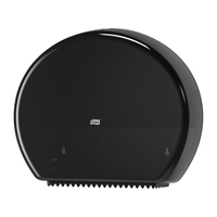 TORK Toilettenpapierspender Elevation T1 554008 schwarz Kunststoff TORK Toilettenpapierspender Elevation T1 554008 schwarz Kunststoff