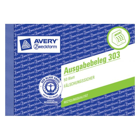 AVERY Zweckform Ausgabebeleg Formularbuch 303