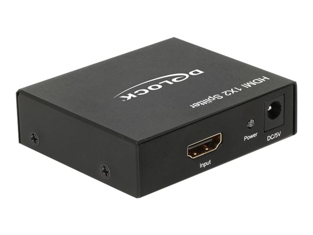 Delock HDMI Splitter 1 x HDMI in > 2 x HDMI out 4K