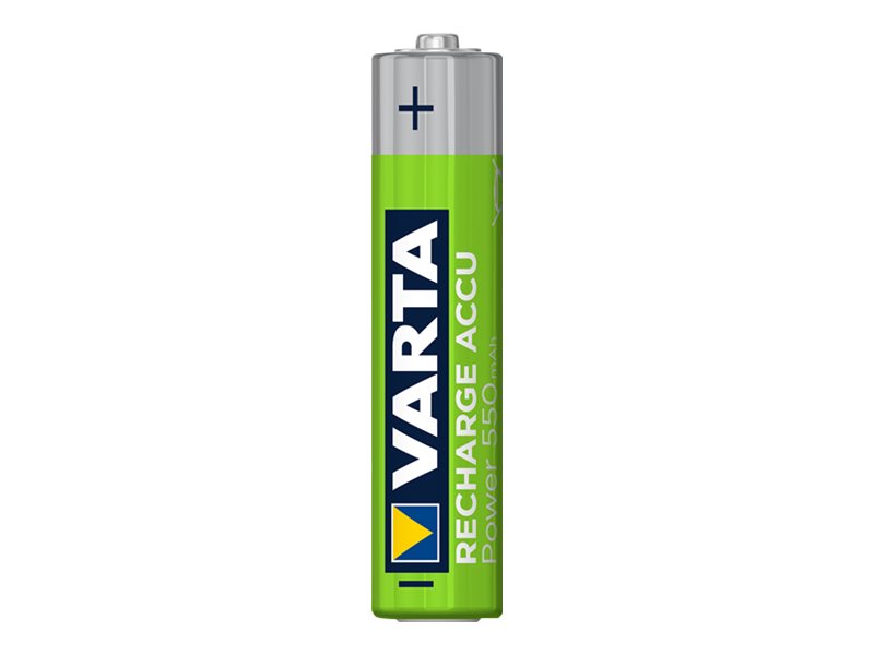 VARTA Akku Micro AAA 550mAh NiMH Recharge Accu Power (4er Pack) VARTA Akku Micro AAA 550mAh NiMH Recharge Accu Power (4er Pack)