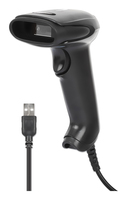 MANHATTAN 2D LED-Barcodescanner 320 mm Scanreichweite integriertes 1,4 m USB-A-Kabel 100 Scans/Sekunde 100K Lux Handscanner schwarz MANHATTAN 2D LED-Barcodescanner 320 mm Scanreichweite integriertes 1,4 m USB-A-Kabel 100 Scans/Sekunde 100K Lux Handscanner schwarz