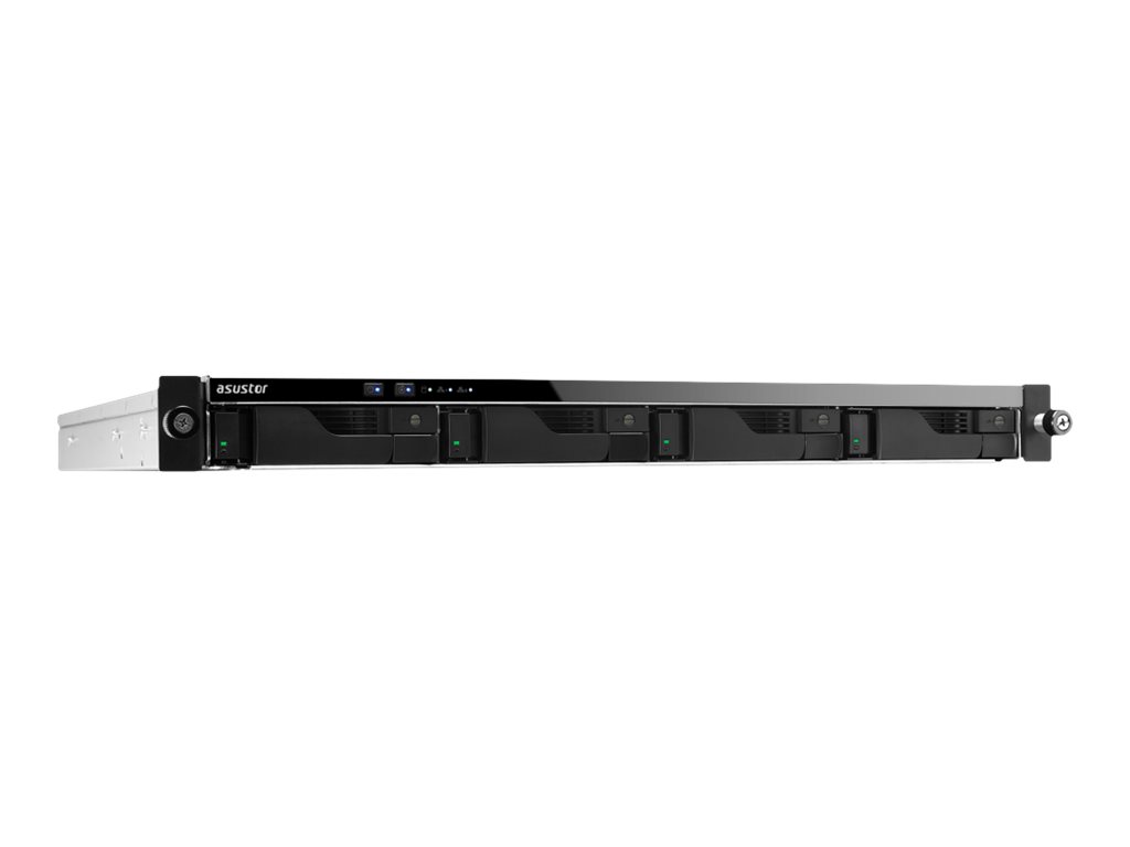 ASUSTOR AS6504RD+Rail 4 Bay NAS Intel ATOM C3538 Quad-Core 8GB DDR4 GbEx2 2.5 GbEx2 PCIe Gen3 by 8 x1 - 4 link USB 3.2 Gen 1x4