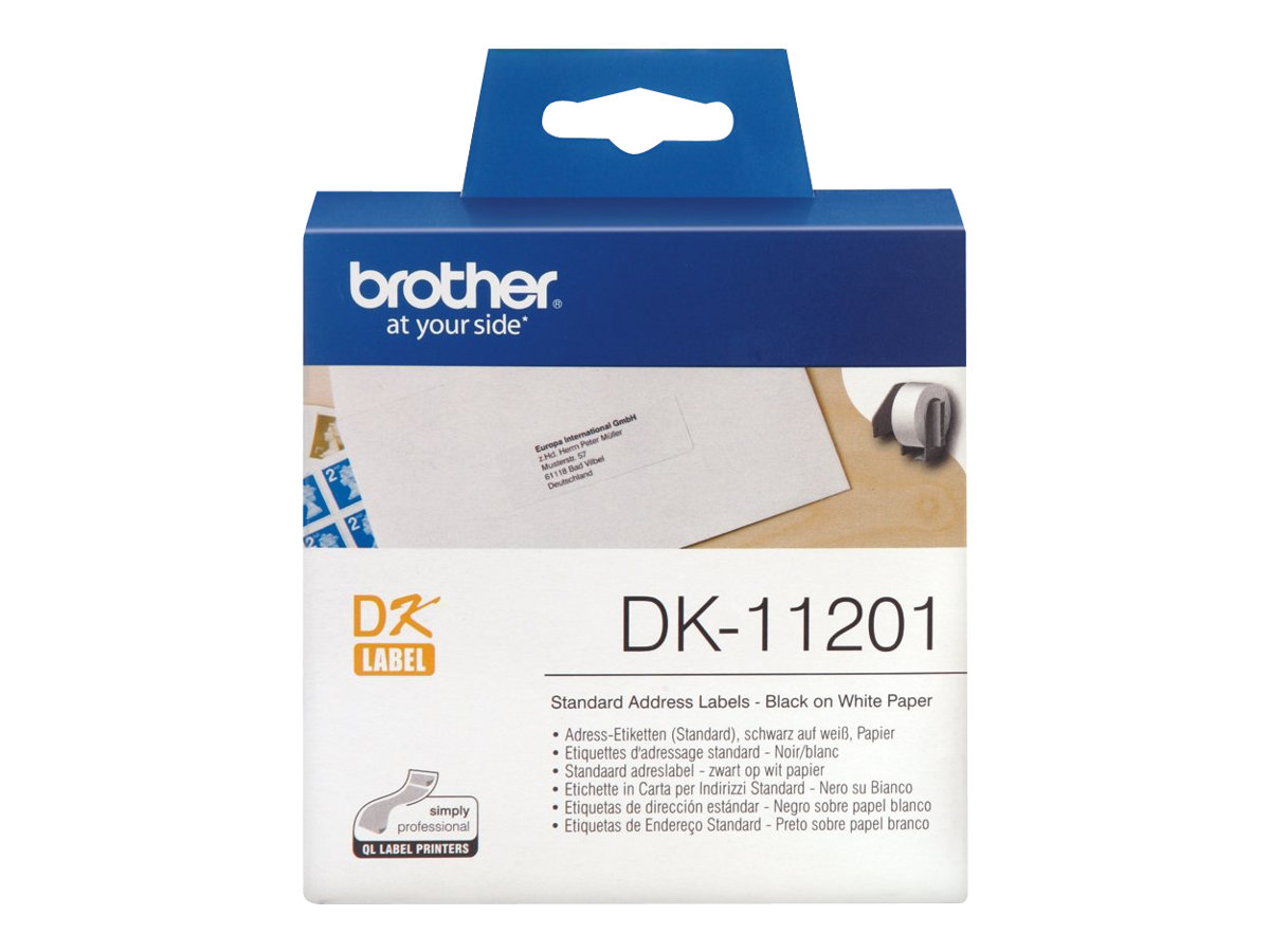 Brother DK-11201 Adress-Etiket. 29x90 Papier