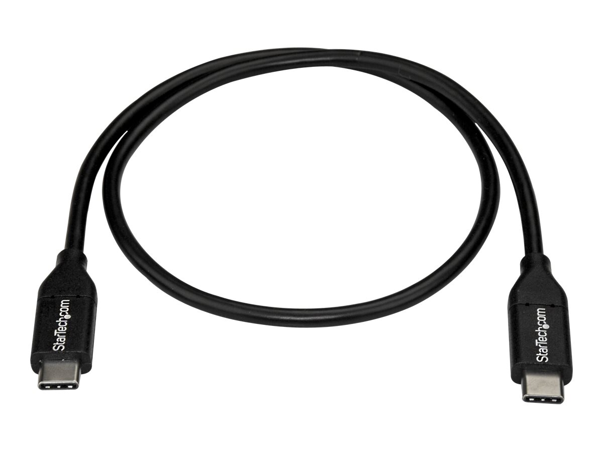 StarTech.com USB-C Kabel - St/St - 0,5m - USB 2.0 - USB-C Ladekabel - USB 2.0 Typ-C - Kurzes USB C Kabel - USB Typ-C-Kabel - 50 cm