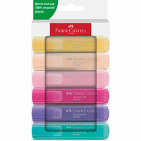 FABERCASTELL TL 46 Pastell Textmarker farbsortiert, 6 St