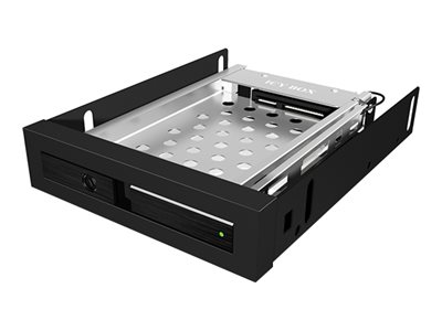 ICY BOX IB-2217StS SATA Wechselrahmen fuer 6,3cm 2.5Z HDDs SSDs in 3.5Z Schacht Hot-Easy-Swap Aluminium Schloss schwarz ICY BOX IB-2217StS SATA Wechselrahmen fuer 6,3cm 2.5Z HDDs SSDs in 3.5Z Schacht Hot-Easy-Swap Aluminium Schloss schwarz