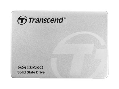 TRANSCEND SSD230S 256GB SSD 3D 6,4cm 2.5 Zoll SATA III 6Gb/s TLC aluminium case ohne Rahmen