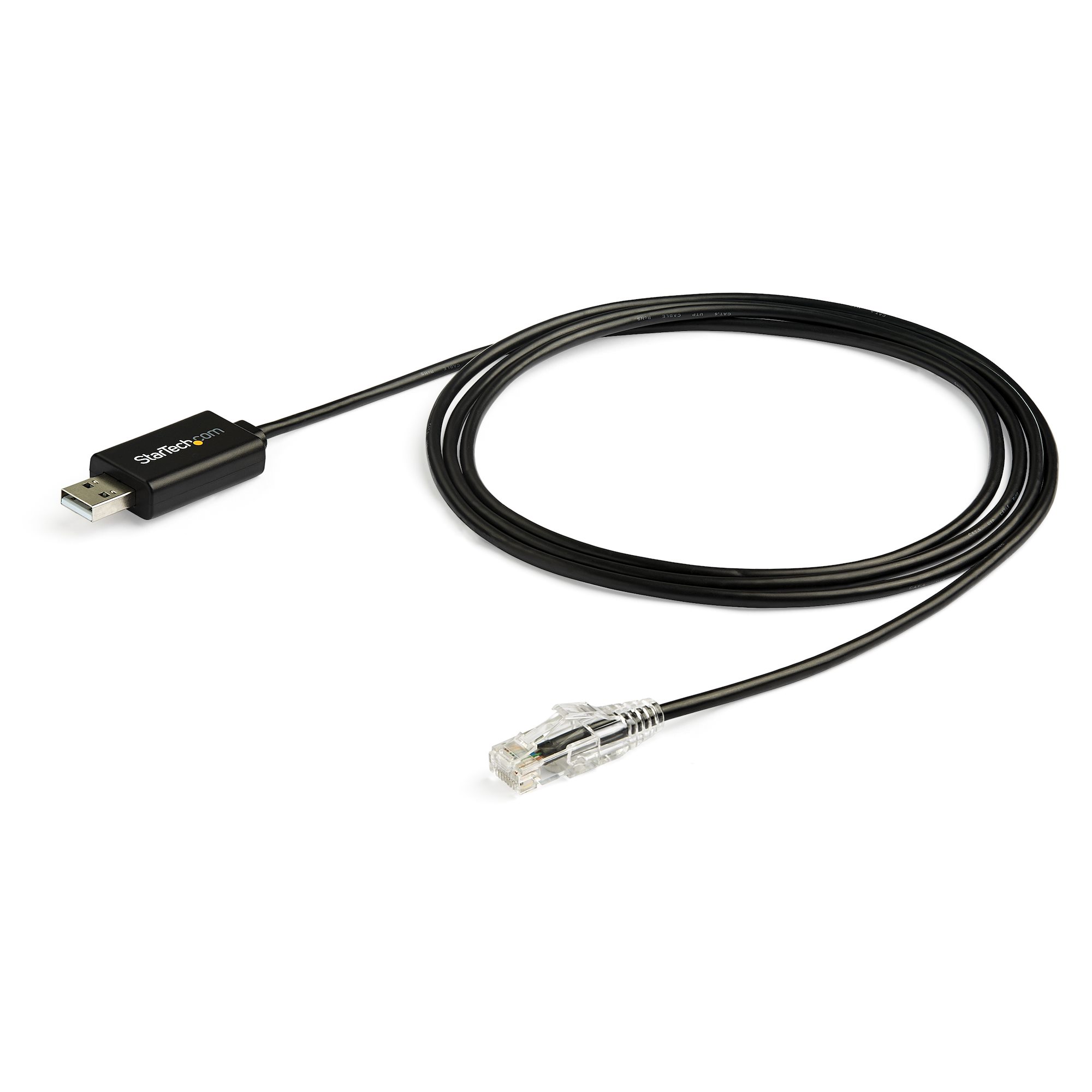 STARTECHCOM 6 ft 18m Cisco USB Console Cable USB to RJ45 Rollover Cable 460Kbps Windows Mac and Linux Compatible MM