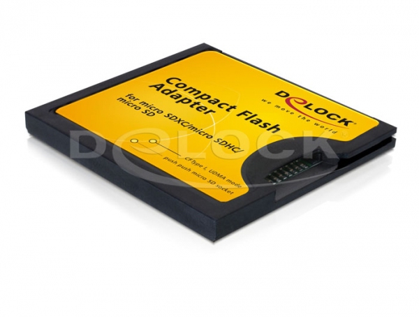 Delock Compact Flash Adapter fuer Micro SD Speicherkarten Delock Compact Flash Adapter fuer Micro SD Speicherkarten