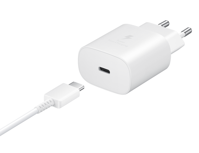 Samsung Fast Charging Wall Charger EPTA800 Netzteil Ultra Fast Charge USBC 25W weiß