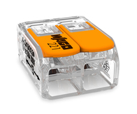 Wago Verbindungsklemme 221-612 2 Leiter 6qmm transparent Wago Verbindungsklemme 221-612 2 Leiter 6qmm transparent