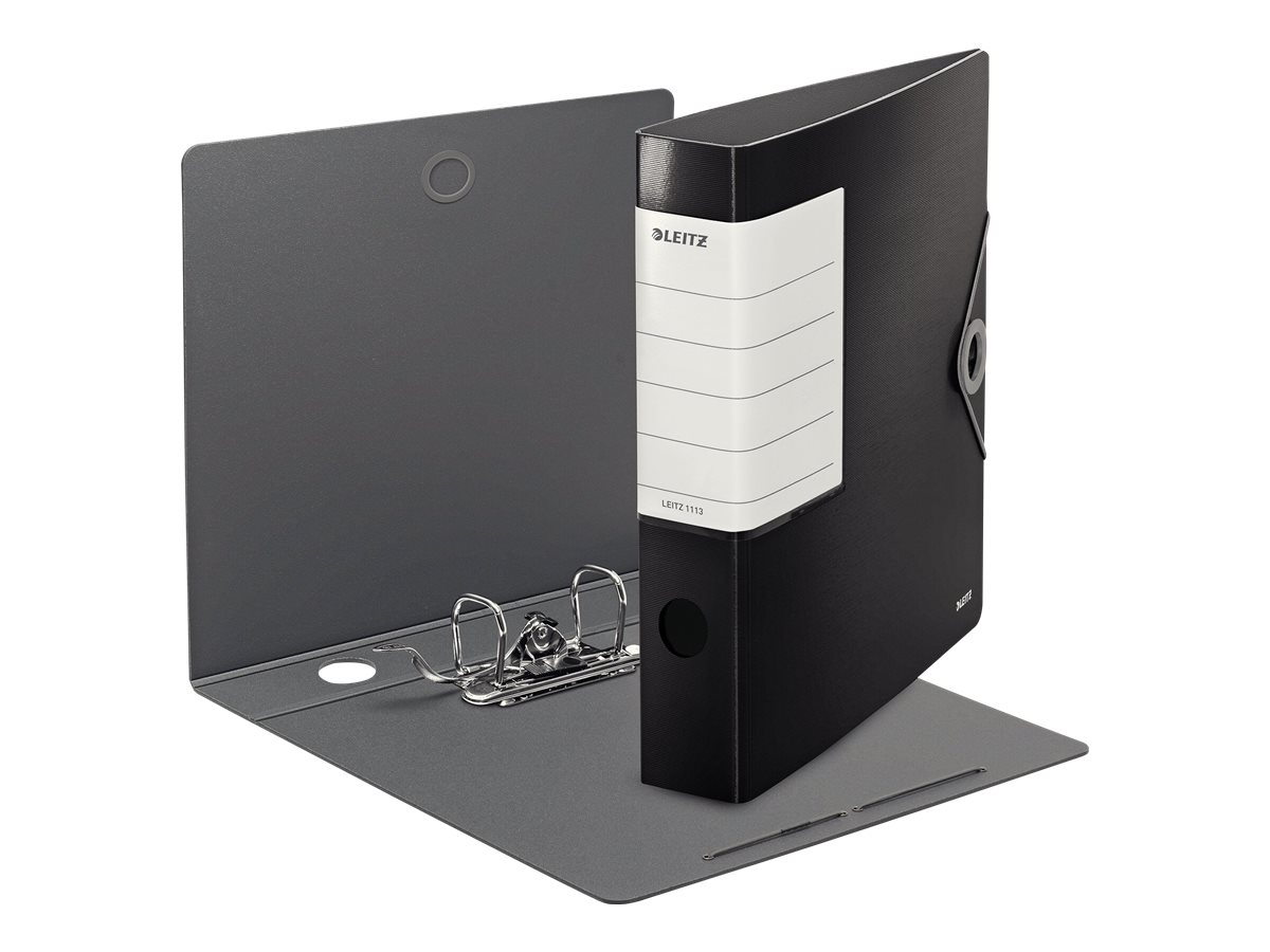LEITZ Solid 1113 Ordner schwarz Kunststoff 6,2 cm DIN A4