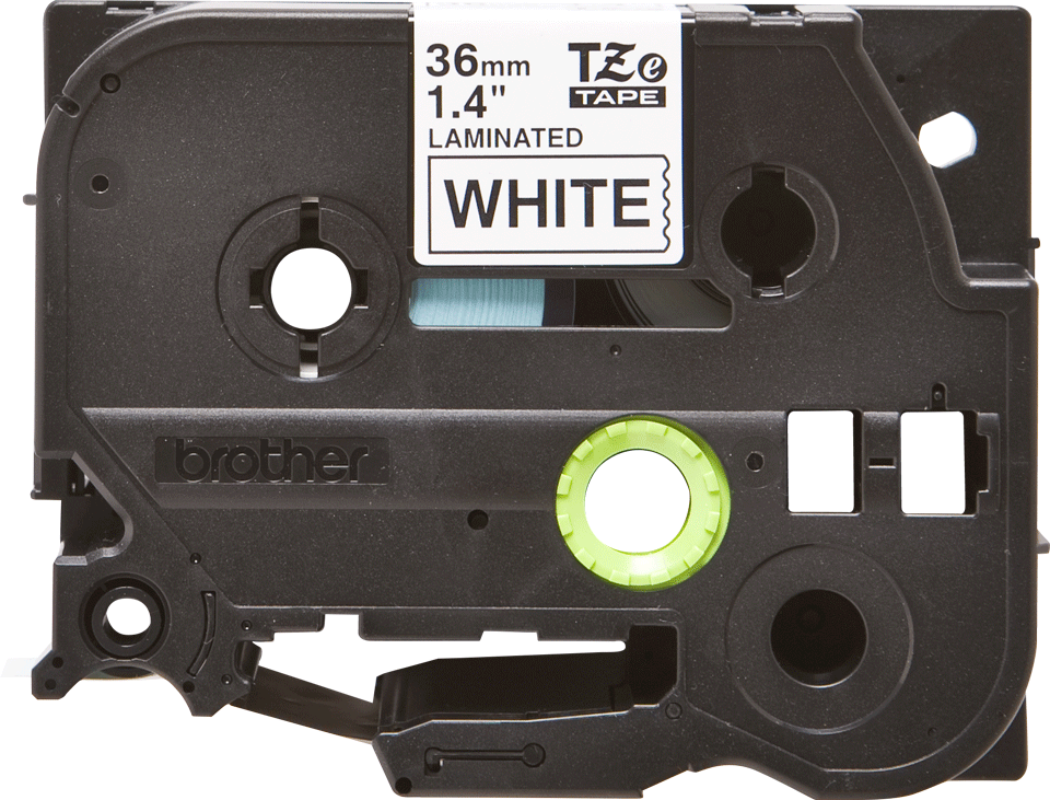 TZE261 BROTHER PT Schriftband 36mm weiss
