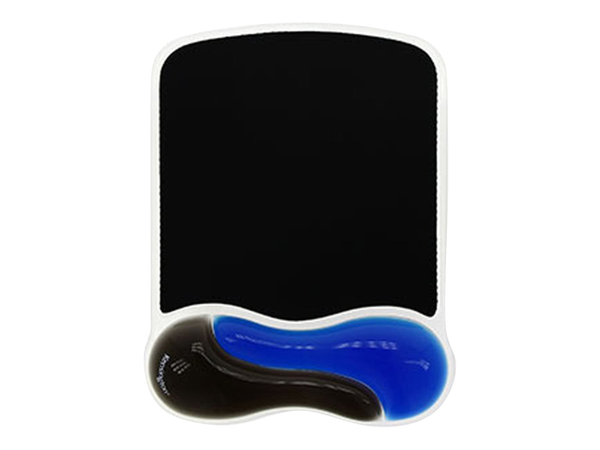 Kensington Mousepad mit Handgelenkauflage Duo Gel schwarz, blau Kensington Mousepad mit Handgelenkauflage Duo Gel schwarz, blau