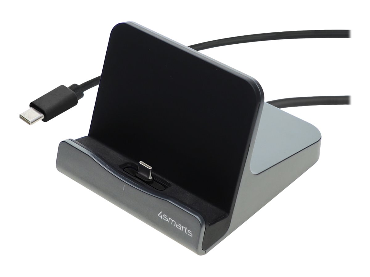 4smarts Ladestation VoltDock Tablet USB-C 60W gunmetal