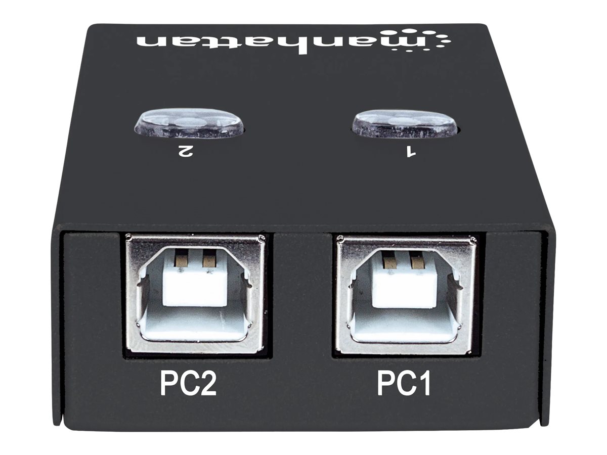 Manhattan USB-A Automatic Sharing Switch 2x USB-B