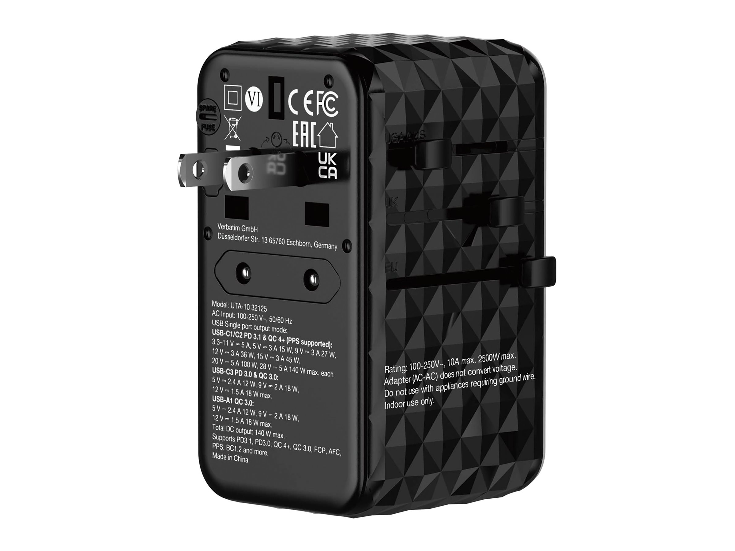 VERBATIM UTA10 GAN III ADAPTER UNIVERSAL