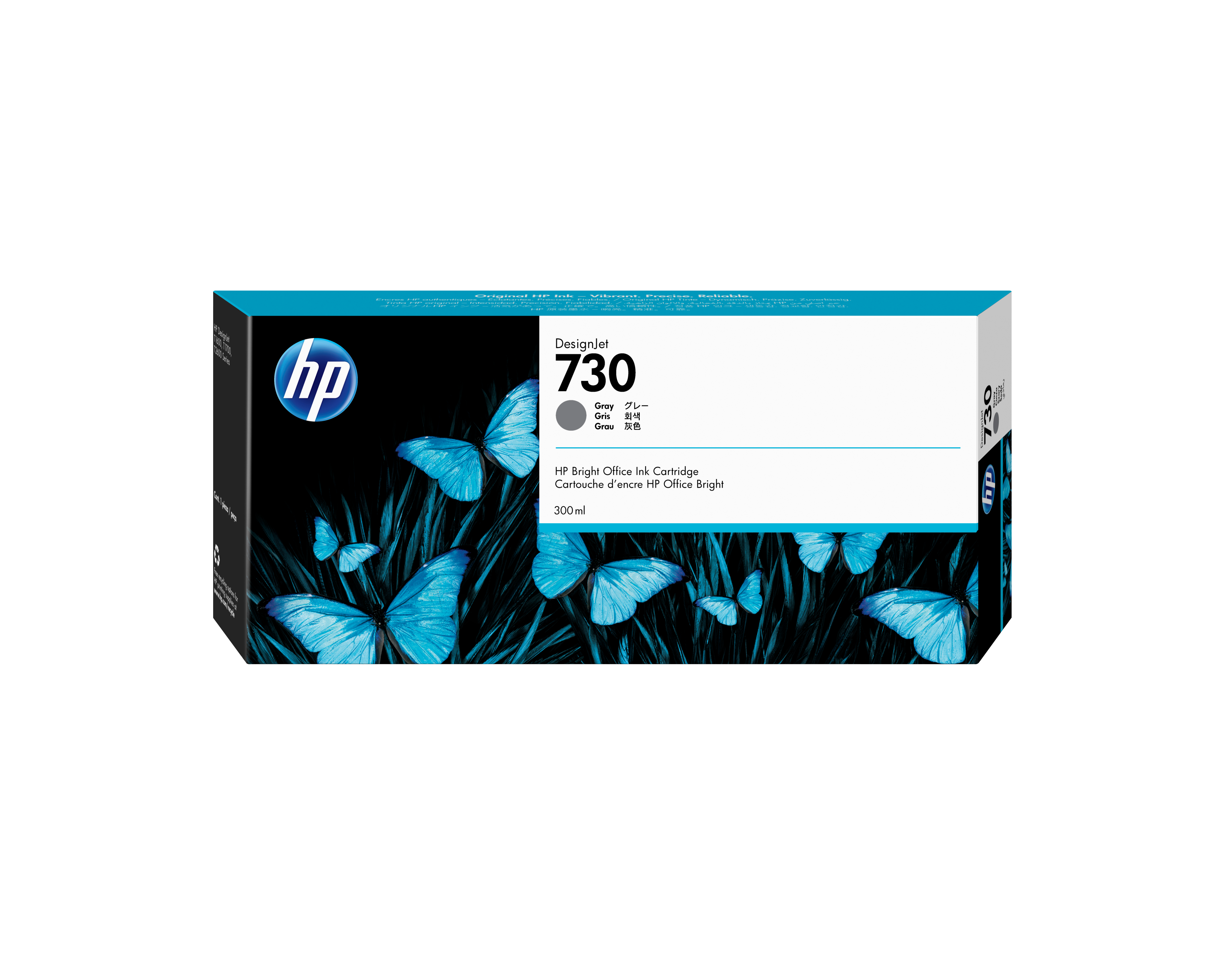 HP 730 300 ml Tinte Grau